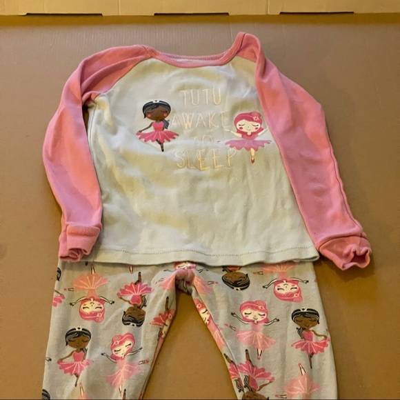 3 for $25 Wonder nation 4T Tutu awake to sleep 2pc Pajama sleepwear set